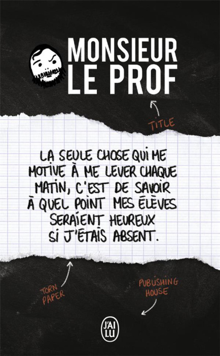 Emprunter Monsieur le Prof livre