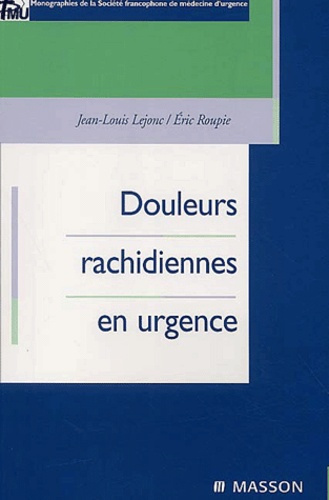 Emprunter Douleurs rachidiennes en urgence livre
