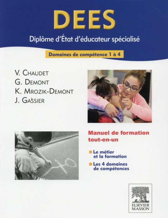 Emprunter DEES - DIPLOME D'ETAT D'EDUCATEUR SPECIALISE - DOMAINES DE COMPETENCES 1 A 4 livre