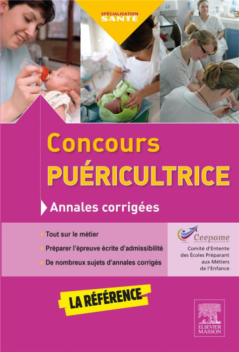 Emprunter Concours puéricultrice. Annales corrigées : s'entraîner avec les sujets officiels, 4e édition livre