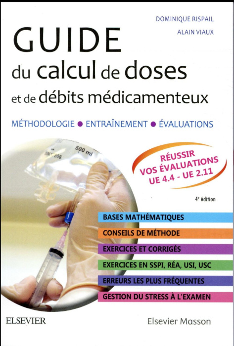 Emprunter Guide du calcul de doses et de débits médicamenteux. 4e édition livre