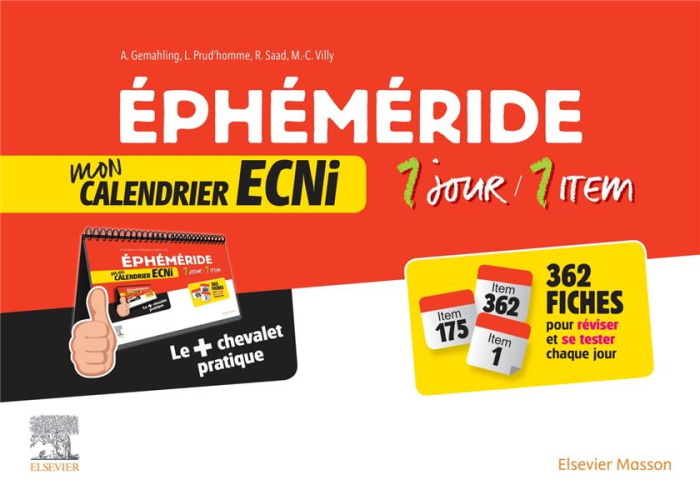 Emprunter Ephéméride : mon calendrier ECNi. 1 jour / 1 item livre