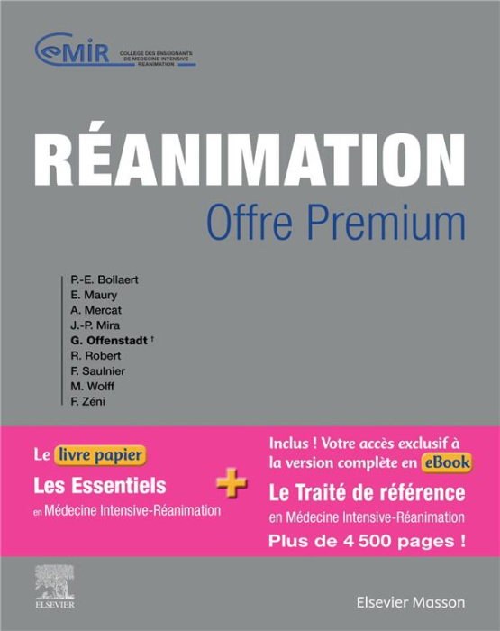 Emprunter Réanimation. Les essentiels en médecine intensive-réanimation, offre premium livre