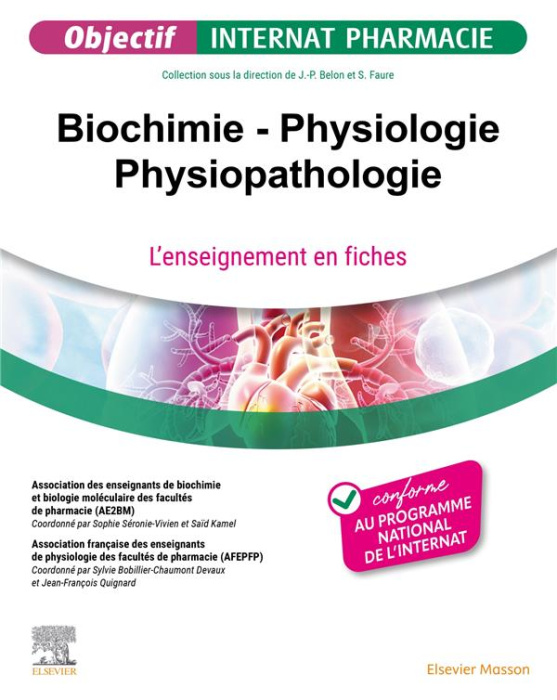 Emprunter Biochimie, physiologie, physiopathologie. L'enseignement en fiches livre