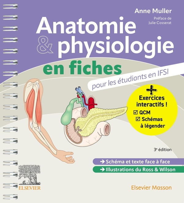 Emprunter Anatomie et physiologie en fiches pour les étudiants en IFSI. 3e édition livre