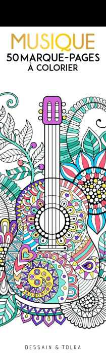Emprunter Musique. 50 Marque-pages à colorier livre
