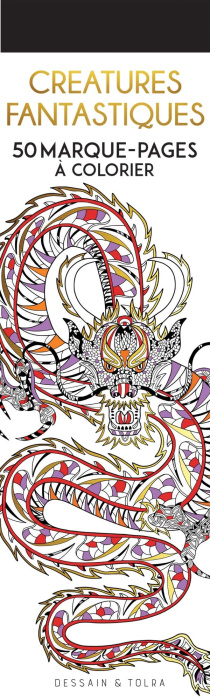Emprunter Créatures fantastiques. 50 Marque-pages à colorier livre