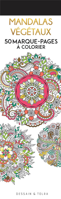 Emprunter Mandalas végétaux. 50 marques-pages à colorier livre