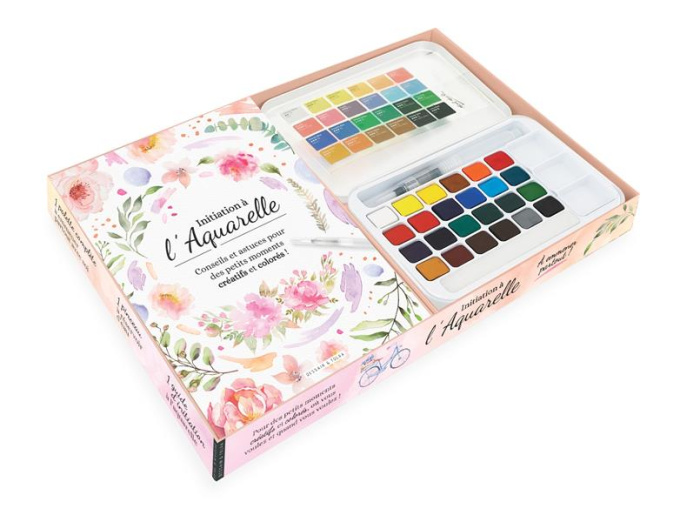 Emprunter Initiation à l'aquarelle. Conseils et astuce pour des petits moments créatifs et colorés ! livre