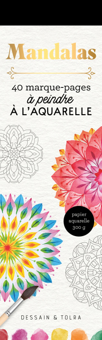 Emprunter Marque-pages Mandalas à l'aquarelle livre