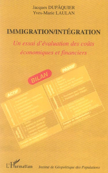 Emprunter Immigration/Intégration. Un essai d'évaluation des coûts économiques et financiers livre