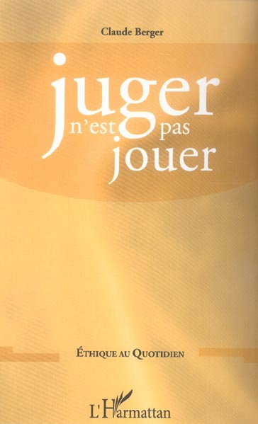 Emprunter Juger n'est pas jouer livre