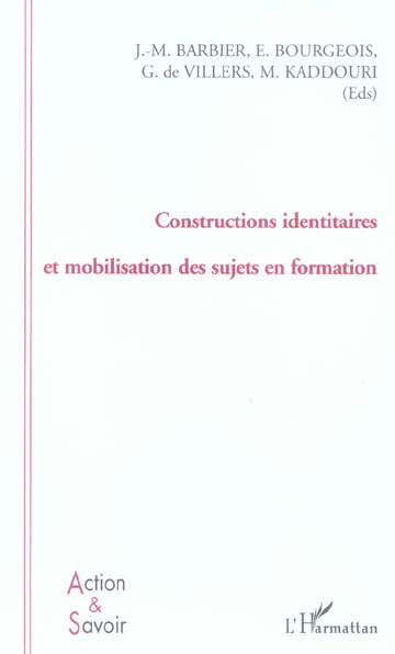 Emprunter Constructions identitaires et mobilisation des sujets en formation livre