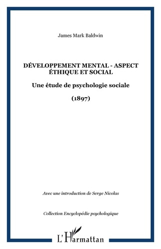 Emprunter Développement mental: aspect éthique et social: une éthique psychologique sociale livre
