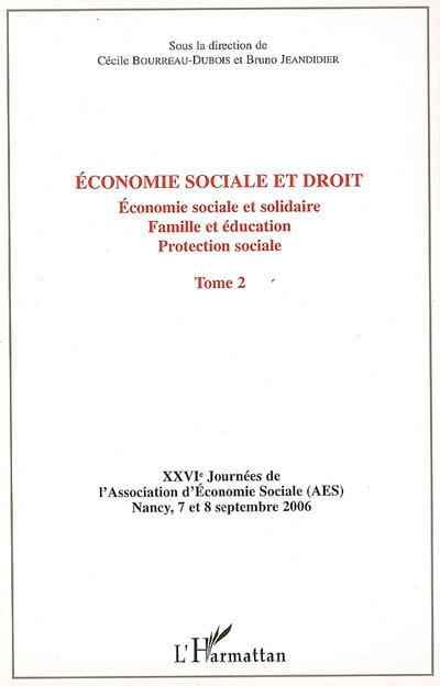 Emprunter Economie sociale et droit. 2, Economie sociale et solidaire livre