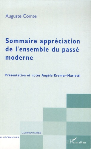 Emprunter Sommaire appréciation de l'ensemble du passé moderne livre