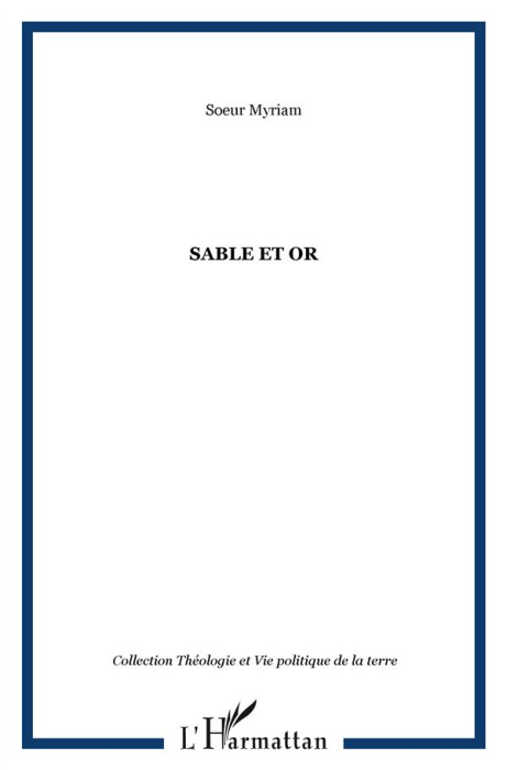 Emprunter Sable et or livre