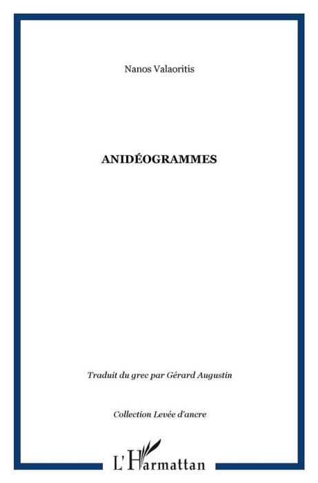 Emprunter Anidéogrammes livre