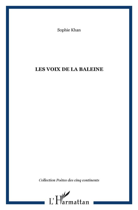 Emprunter Les voix de la baleine livre