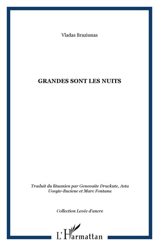 Emprunter Grandes sont les nuits livre