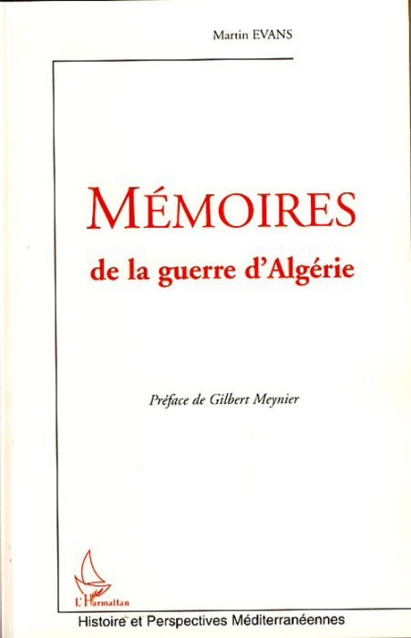 Emprunter Mémoires de la guerre d'Algérie livre