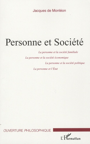 Emprunter Personne et société livre