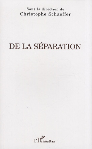 Emprunter De la séparation livre