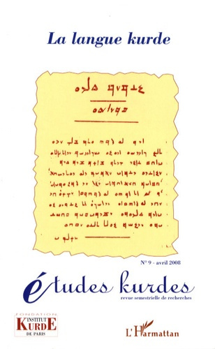 Emprunter Etudes kurdes N° 9, avril 2008 : La langue kurde livre