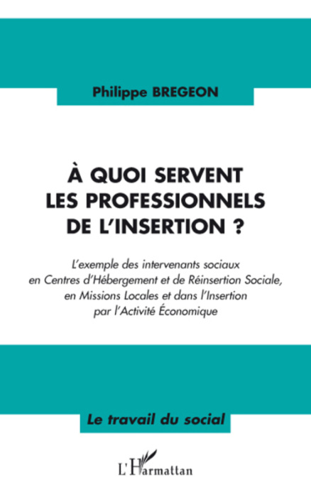 Emprunter A quoi servent les professionnels de l'insertion ? livre
