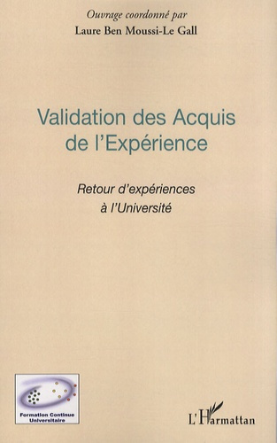 Emprunter Validation des acquis de l'expérience. Retour d'expériences à l'Université livre