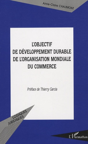 Emprunter L'Objectif de développement durable de l'Organisation Mondiale du Commerce livre