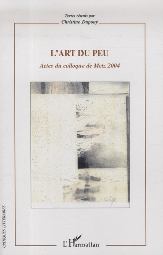 Emprunter L'Art du peu livre