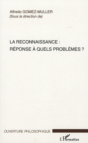 Emprunter RECONNAISSANCE REPONSE A QUELS PROBLEMES livre