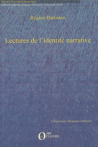 Emprunter Lectures de l'identité narrative. Max Frisch, Ingeborg Bachmann, Marlen Haushofer, WG Sebald livre