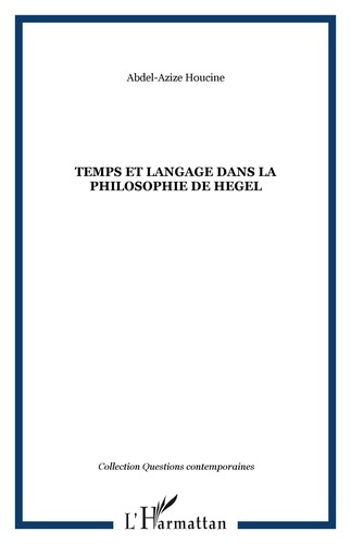Emprunter Temps et langage dans la philosophie de Hegel livre
