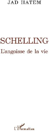Emprunter Schelling. L'angoisse de la vie livre