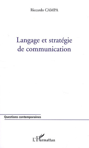 Emprunter Langage et stratégie de communication livre