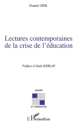 Emprunter Lectures contemporaines de la crise de l'éducation livre