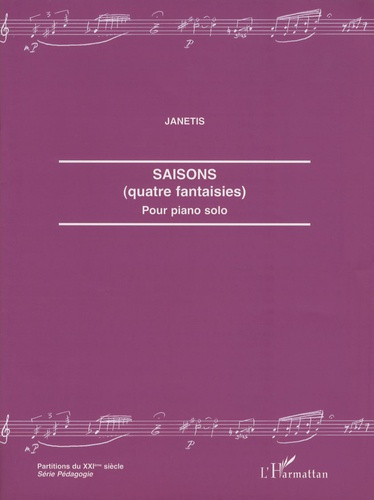 Emprunter Saisons (quatre fantaisies). Pour piano solo livre