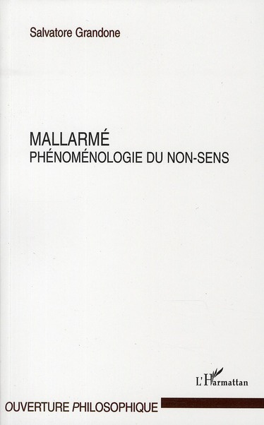 Emprunter Mallarmé. Phénoménologie du non-sens livre