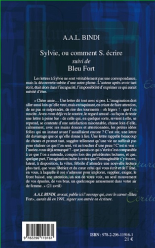 Emprunter Sylvie, ou comment S. écrire. Suivi de Bleu Fort livre
