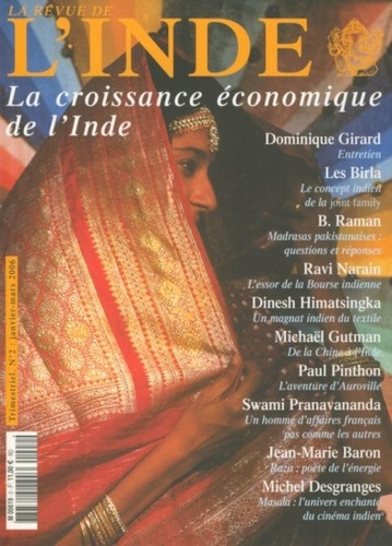 Emprunter Revue de l'Inde N° 2. La croissance économique de l'Inde - 2006 livre