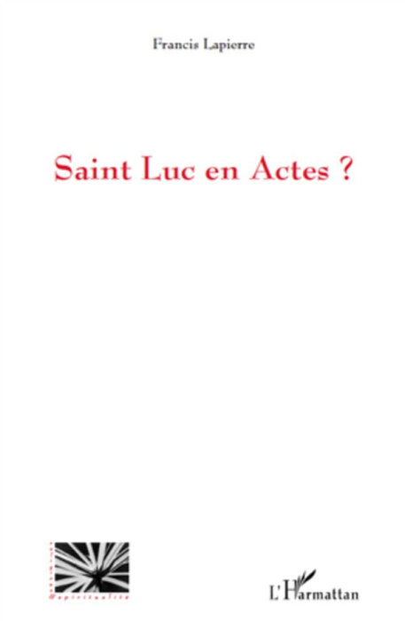 Emprunter Saint Luc en Actes ? livre