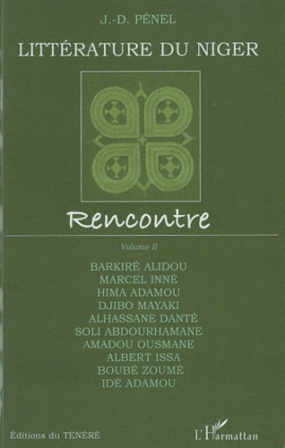 Emprunter Littérature du Niger. Rencontre, volume 2 livre