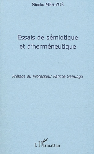 Emprunter Essais de sémiotique et d'herméneutique livre