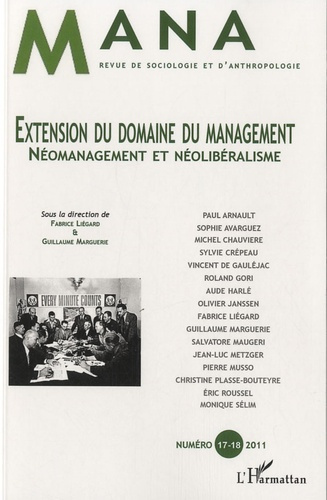 Emprunter Mana N° 17-18, 2011 : Extension du domaine du management livre