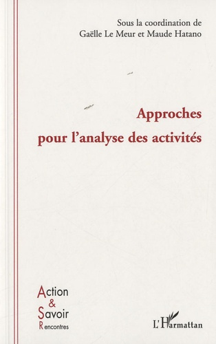 Emprunter Approches pour l'analyse des activités livre