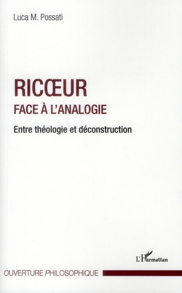 Emprunter Ricoeur face à l'analogie. Entre théologie et déconstruction livre
