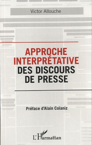 Emprunter Approche interprétative des discours de presse livre