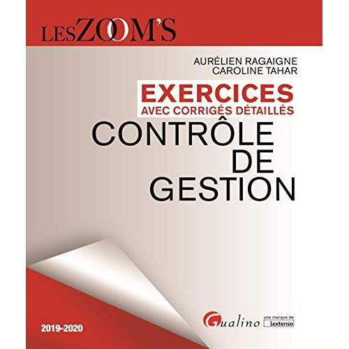 Emprunter Contrôle de Gestion/Exercices avec corrigés détaillés livre